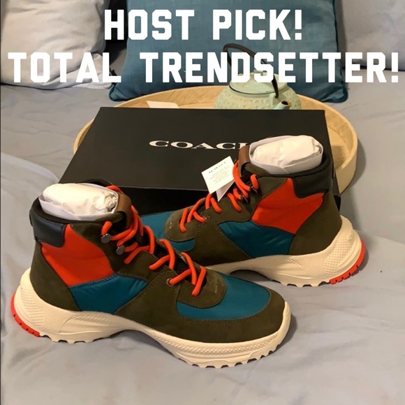Coach Other - *FIRM* COACH Men’s C250 Nylon Hiker Boots ‼️‼️